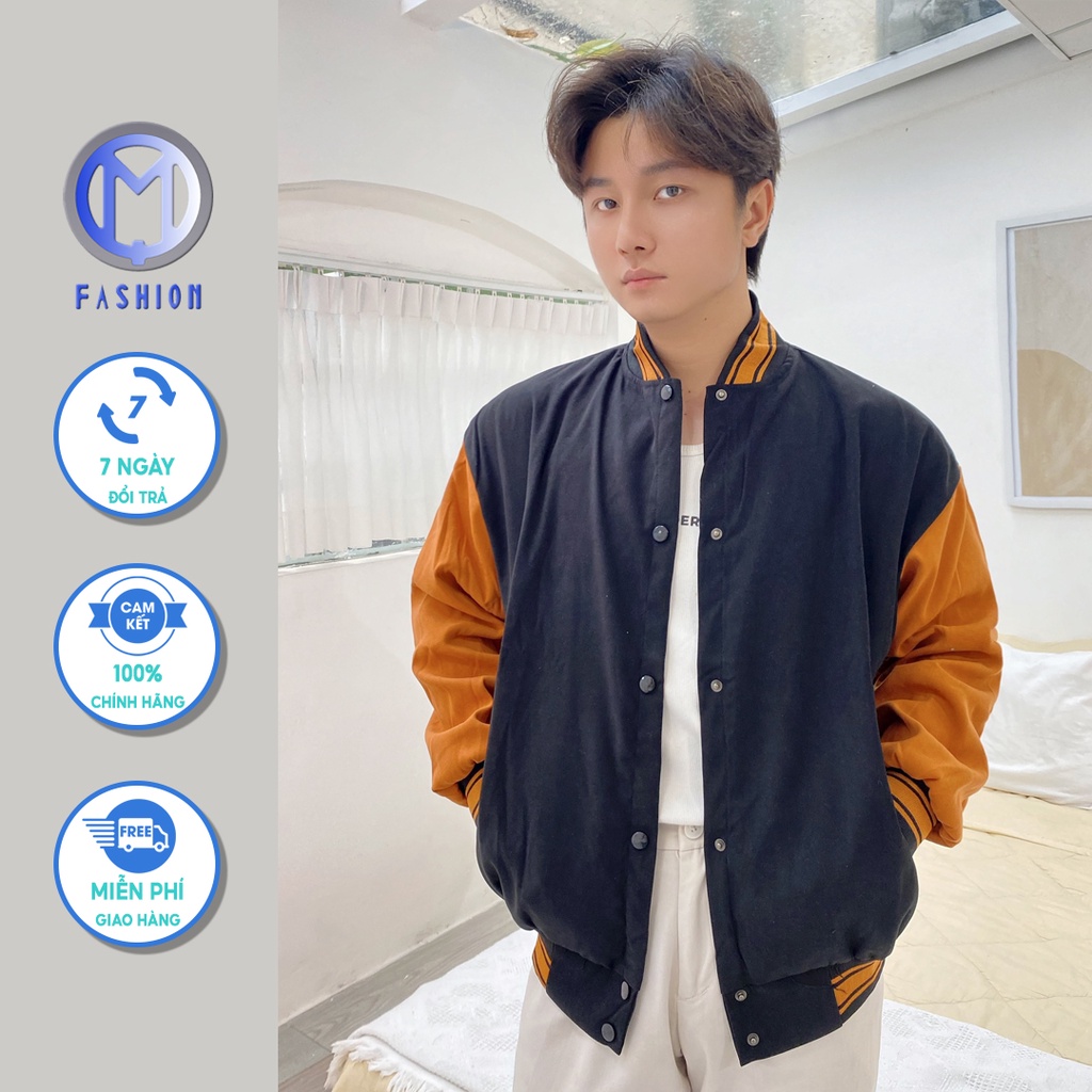 Áo khoác bomber nam chống nắng chính hảng đẹp cao cấp 2 lớp M Fashion BB03