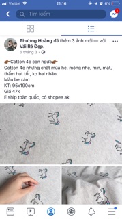 Set vải cotton trịnh dịu