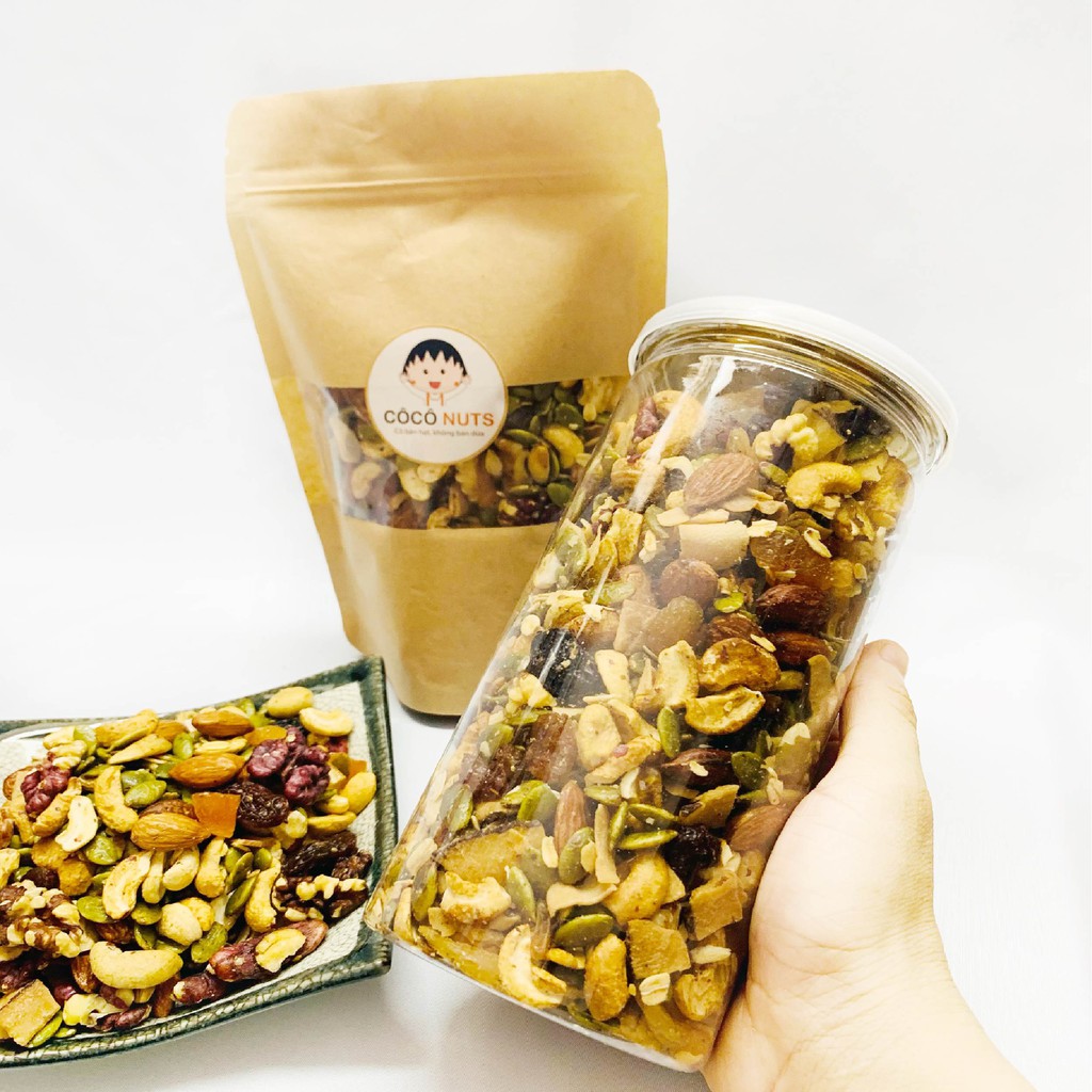 Granola siêu hạt &amp; quả cao cấp Coconuts 250g, Ngũ cốc ăn kiêng và giảm cân