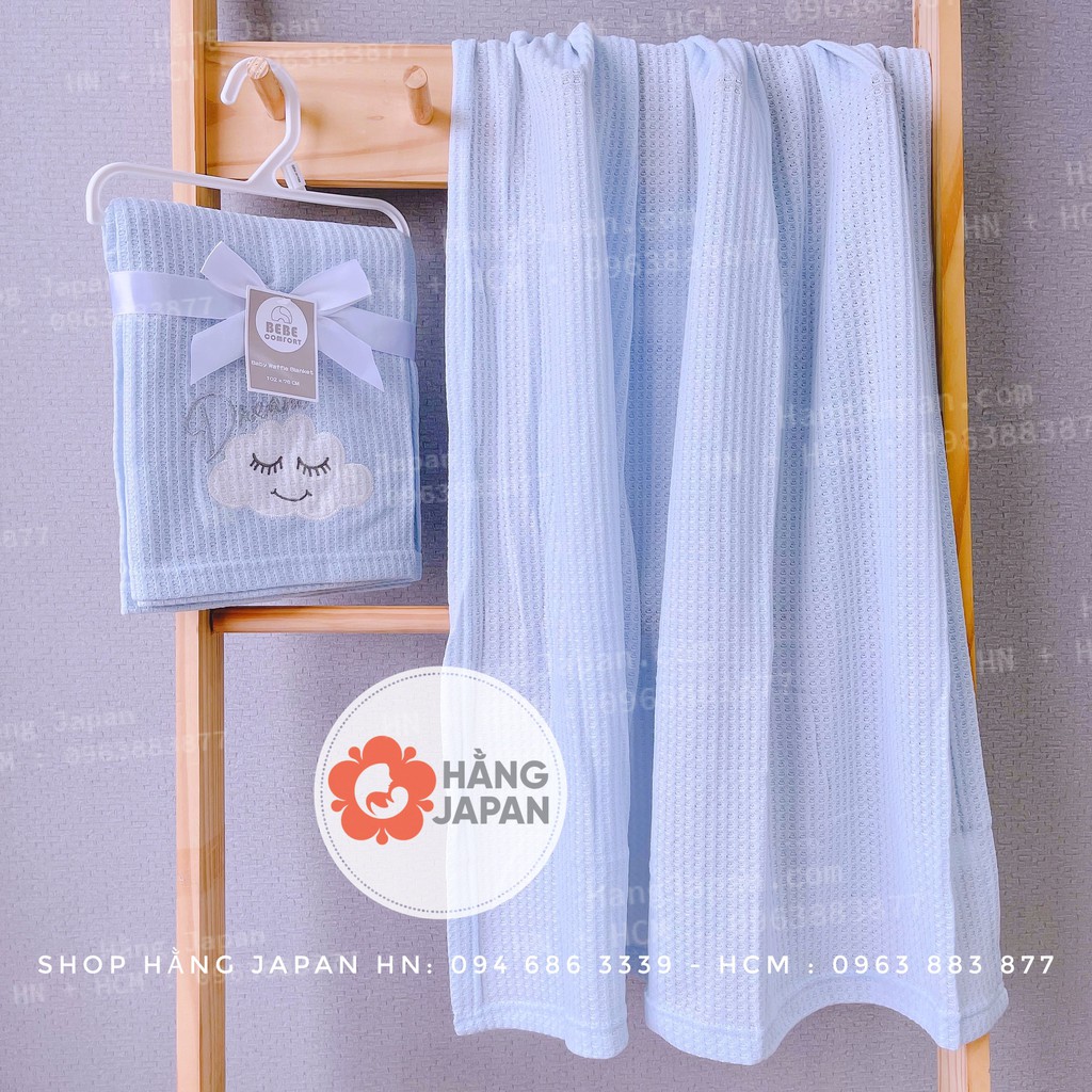 Chăn lưới BEBE Comfort (102*76cm) cao cấp dùng để đắp, ủ, quấn thoáng khí cho bé hàng chính hãng