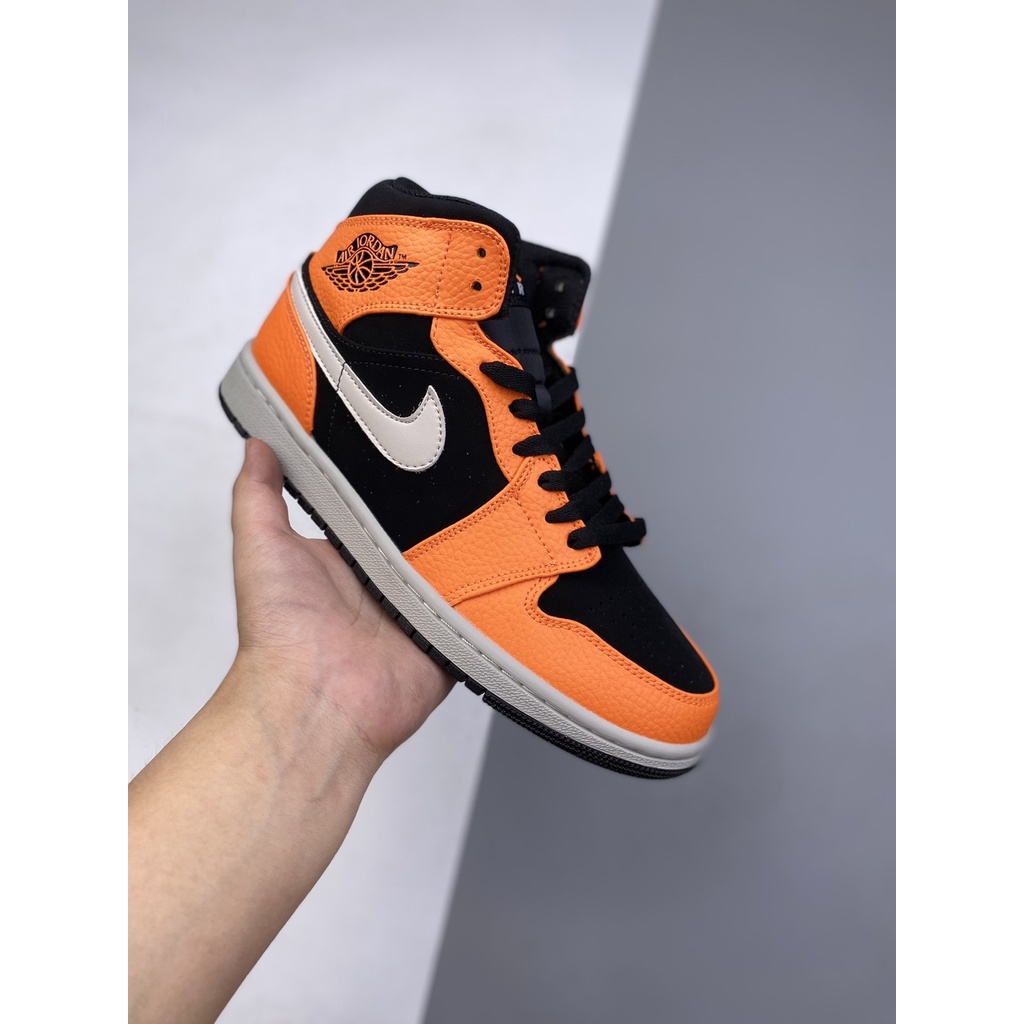 Giày thể thao Jordan 1 Mid 852542-600 36-46 thời trang cho nam nữ