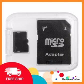 💥XẢ HÀNG💥 Adapter Thẻ Nhớ Và Hộp Nhựa, Chuyển Đổi Thẻ Microsd Thành Sd