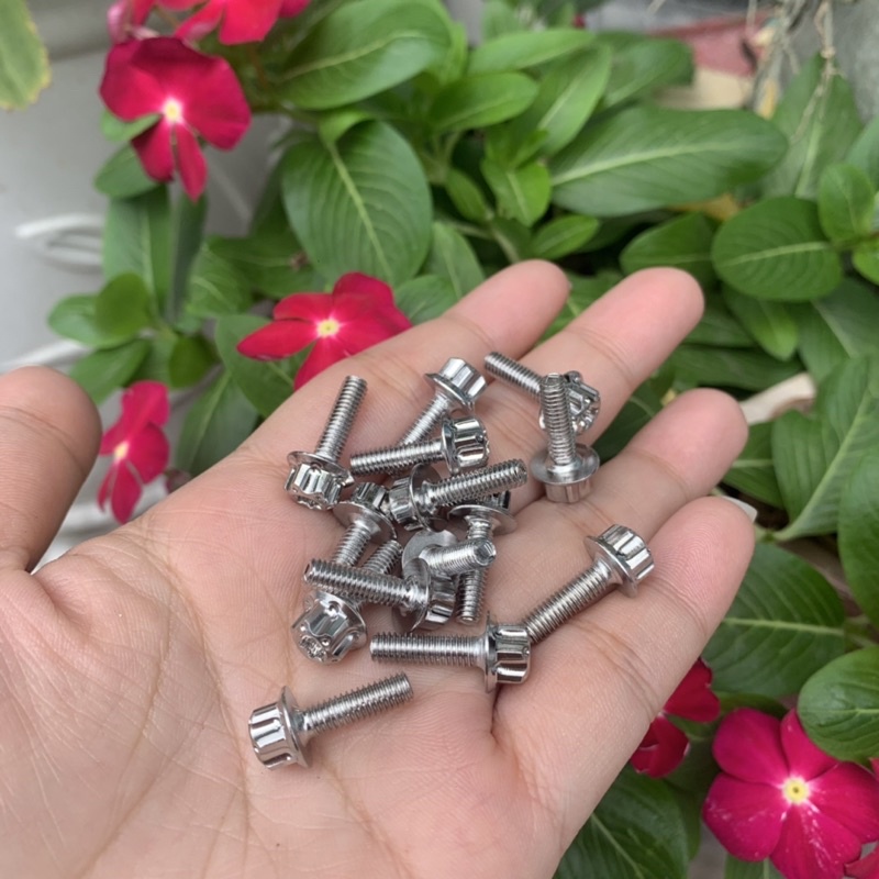 Ốc nắp dầu salaya inox 304 cho tất cả xe máy