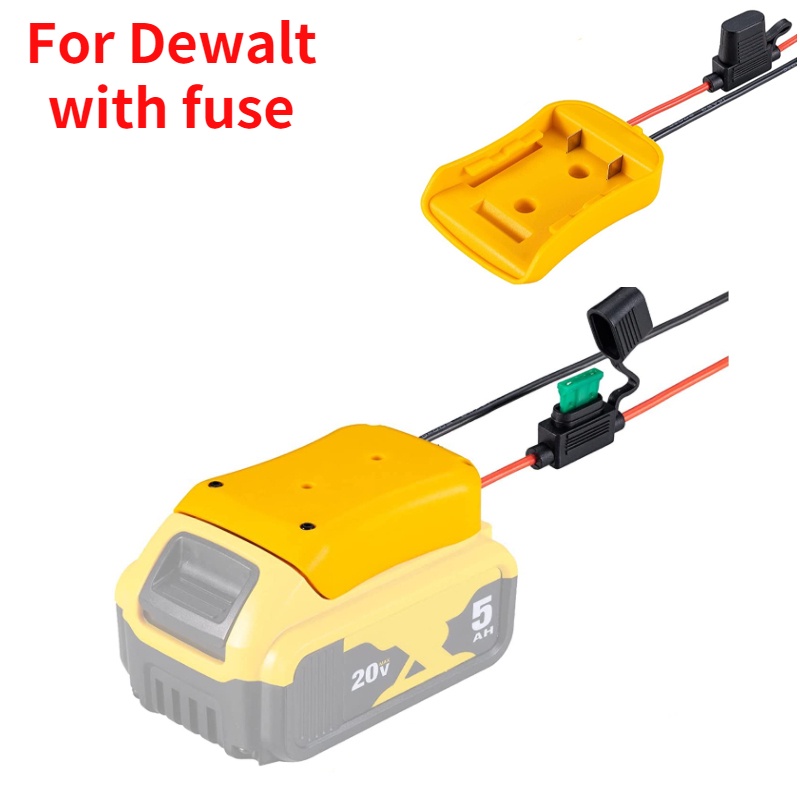 Cho makita / bosch / milwaukee / dewalt / Black & Decker / Ryobi Pin 18V DIY Pin Adapter Kết Nối Nguồn Adapter Với 14 Awg Dây