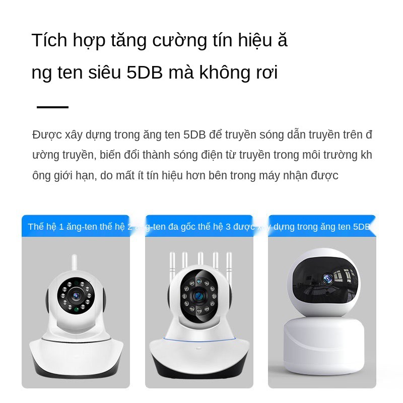 Camera giám sát Anba WiFi không dây độ nét siêu cao theo dõi thông minh 360 ° cần pin, kết nối Internet tại nhà v