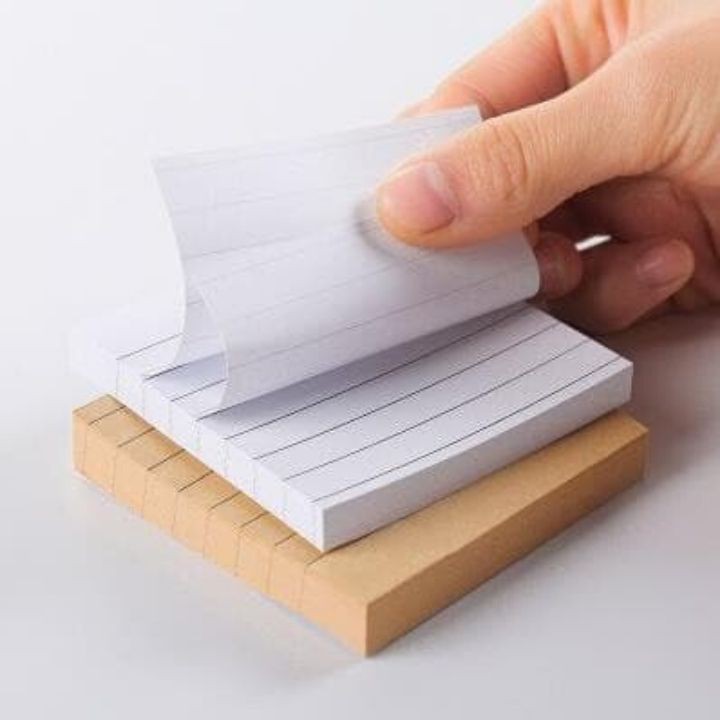 Giấy Nhớ Giấy Ghi Nhớ Giấy Note Có Dòng Kẻ 70 tờ Nhiều Màu