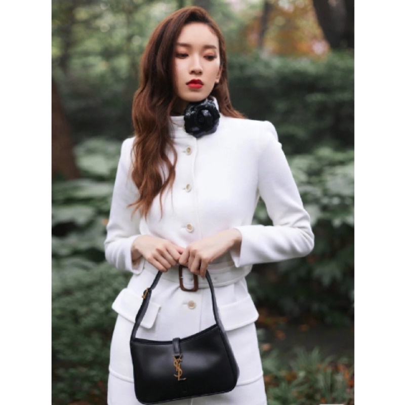 Túi Nữ Quảng Châu Yếu SL Hobo Shoulder Bag Túi Kẹp Nách Nữ Màu Đen Sang Trọng Cuốn Hút
