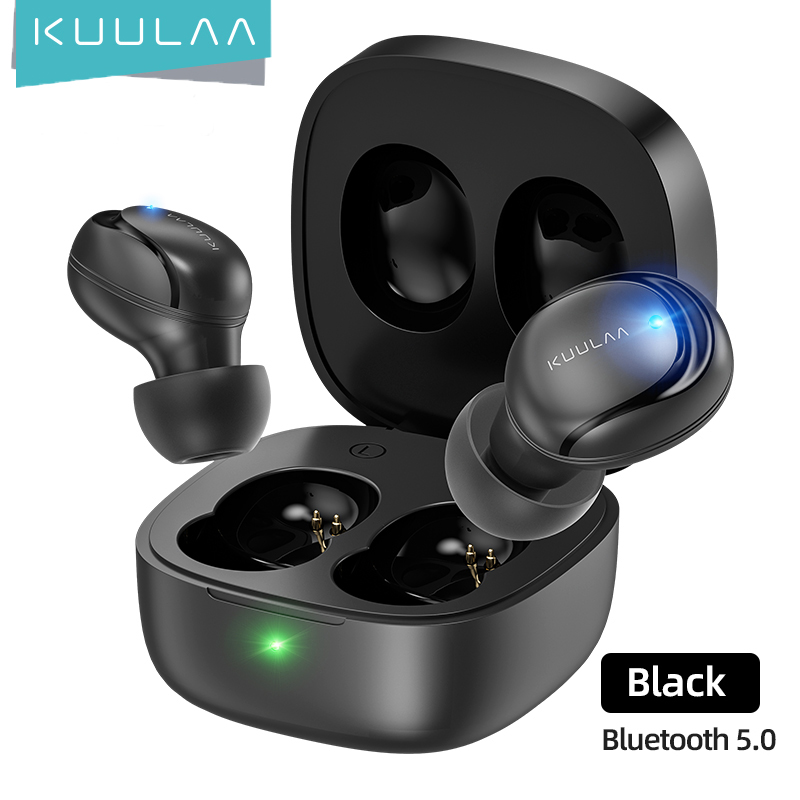 Tai Nghe KUULAA KL-YP10 TWS Bluetooth 5.0 Không Dây Headset Stereo Cảm Ứng Giảm Tiếng Ồn Chơi Game Cho Iphone 13 Android