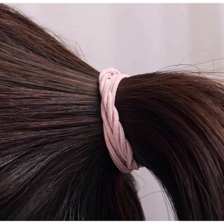 set 10 Dây cột tóc đơn giản mix 3 sợi