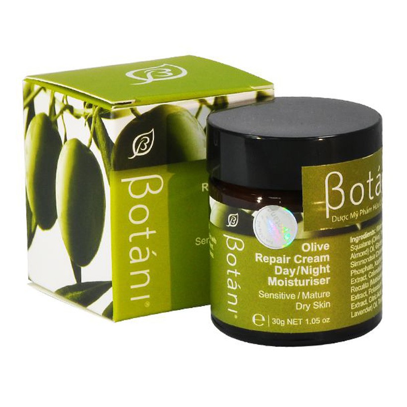 BOTANI - Kem dưỡng ẩm chuyên sâu ngày và đêm
Olive Repair Cream 30GR