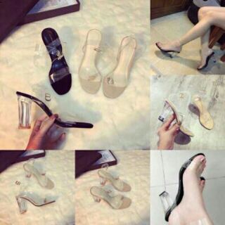 Sandal quai trong 5cm