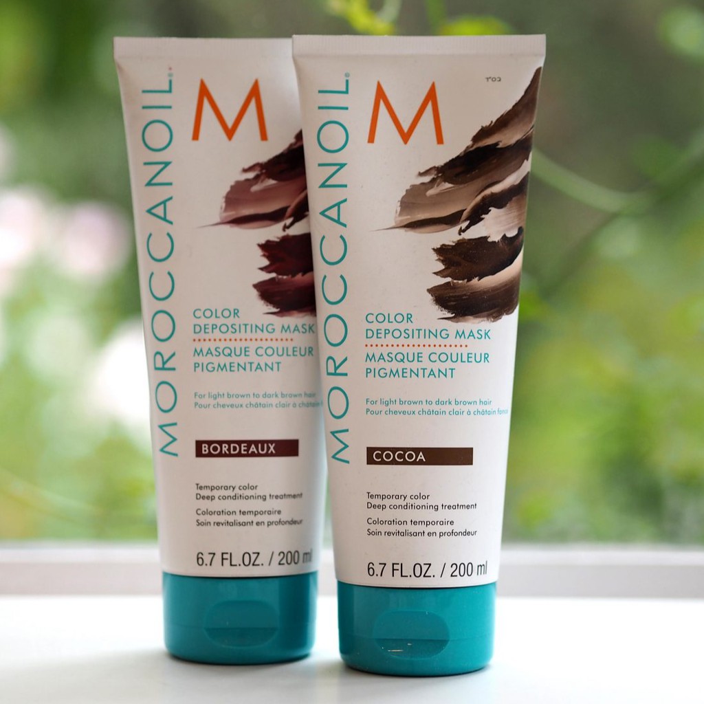 Best Seller Mặt Nạ Dưỡng Bổ Sung Hạt Màu Moroccanoil Color Depositing Mask 200ml