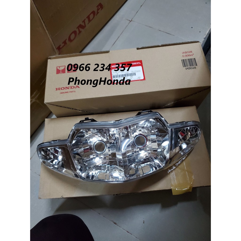 pha đèn, chóa đèn trước wave alpha nhỏ đời đầu, Zx 2002 - 2005 chính hãng honda