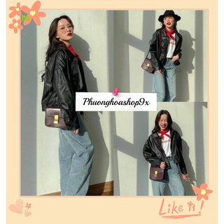 Áo Da, Áo Da Nữ , Áo Khoác Da Hot 🍀Freeship🍀Oversize Da Mềm Thu Đông