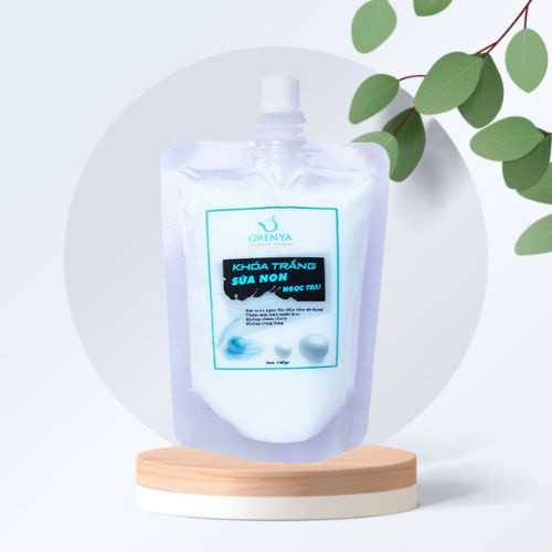 Khóa Trắng Sữa Non Ngọc Trai Dưỡng Trắng Hồng, Mịn Màng  khóa trắng body tắm trắng body kíchtrắngbody