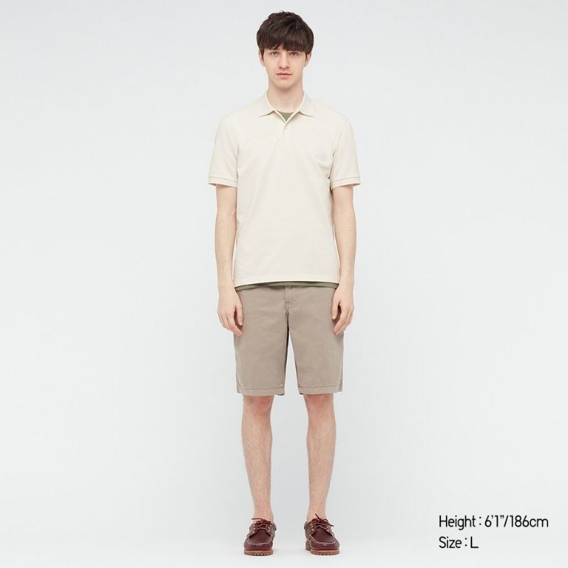 (UNIQLO Nhật chính hãng) Nam/Nữ - Áo Polo ngắn tay vải Dry Pique