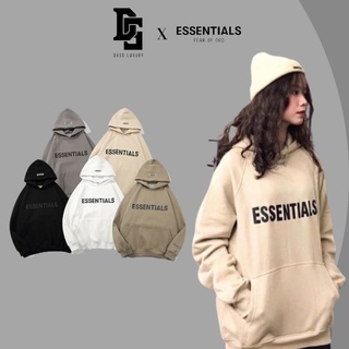 Áo Hoodie Essentials Fear Of God SS20, Essentials FOG Hoodie in cao su nổi Chất liệu nỉ bông, 5 màu DuSo.Lux