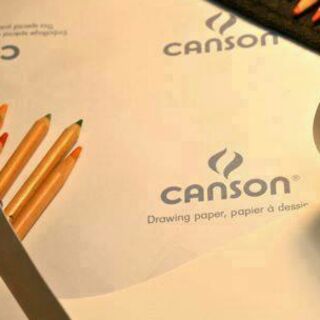 Giấy vẽ Canson 110g khổ a3 set 10 tờ