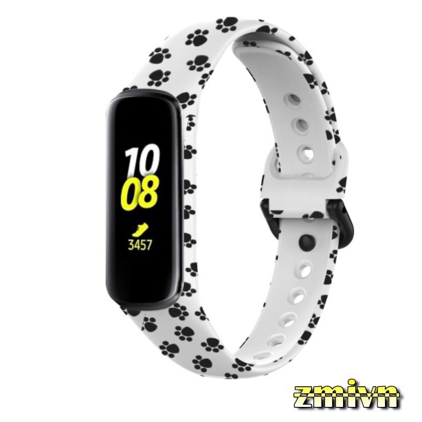 Dây đeo silicon thay thế Samsung Galaxy Fit 2 Fit2 SM - R220 Rằn ri