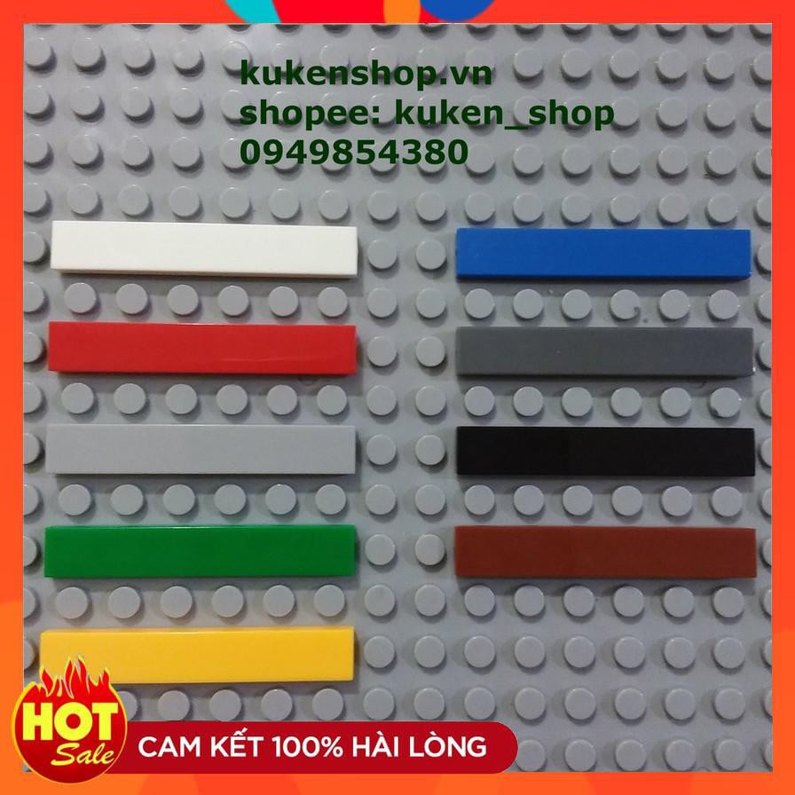 Đồ Chơi COMBO 10 Gach Trơn Dẹt 1x6 NO.395 - Phụ Kiện MOC Brick