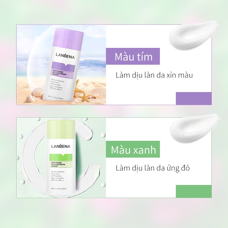 Kem chống nắng LANBENA cho da dầu 40g - vibesvietnam