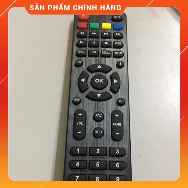 (Có sẵn) Điều khiển đầu thu DVB T2 Hùng việt + pin