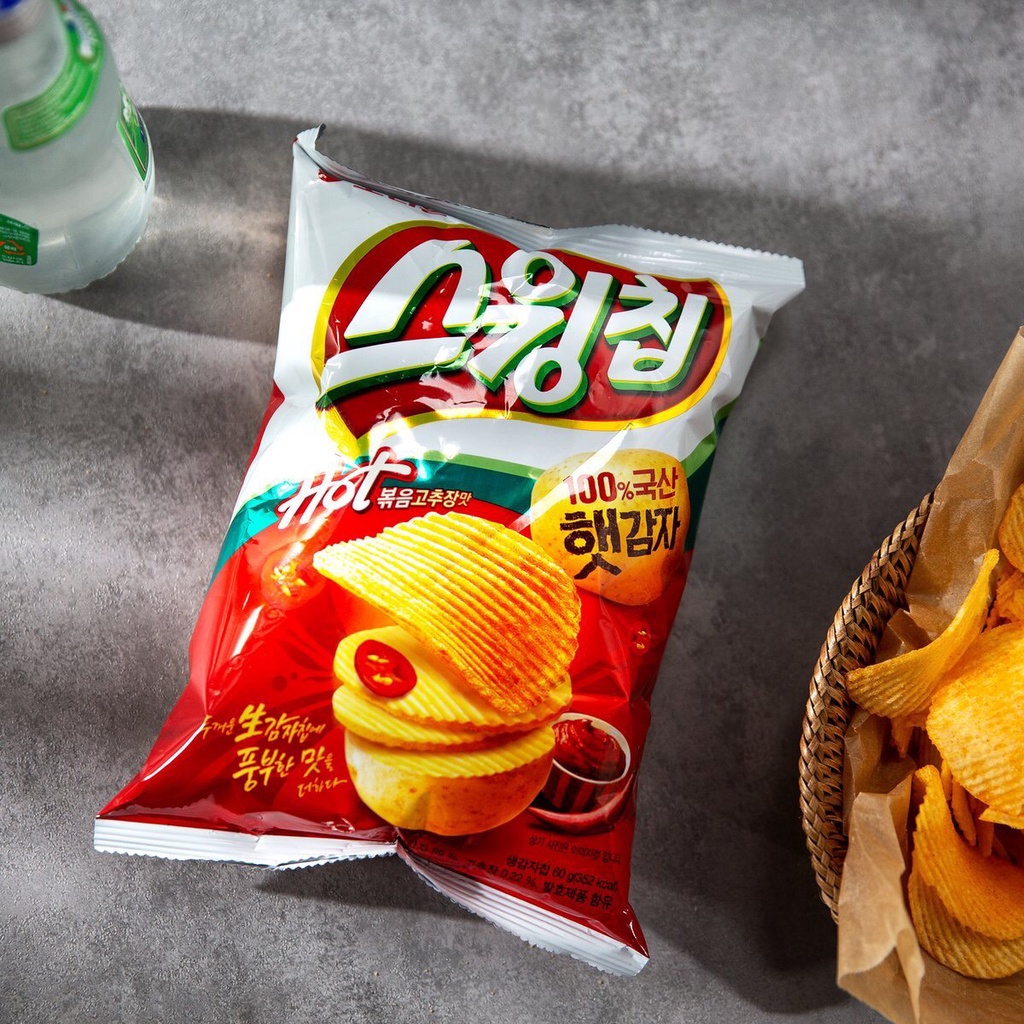 Snack Khoai Tây Swing Tương Ớt ORION Hàn Quốc - hàng nhập hẩu chính hãng