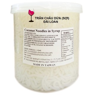THẠCH TRÂN CHÂU SỢI VỊ DỪA ( TRÂN CHÂU SỢI DÀI) ĐÀI LOAN 3,2kg