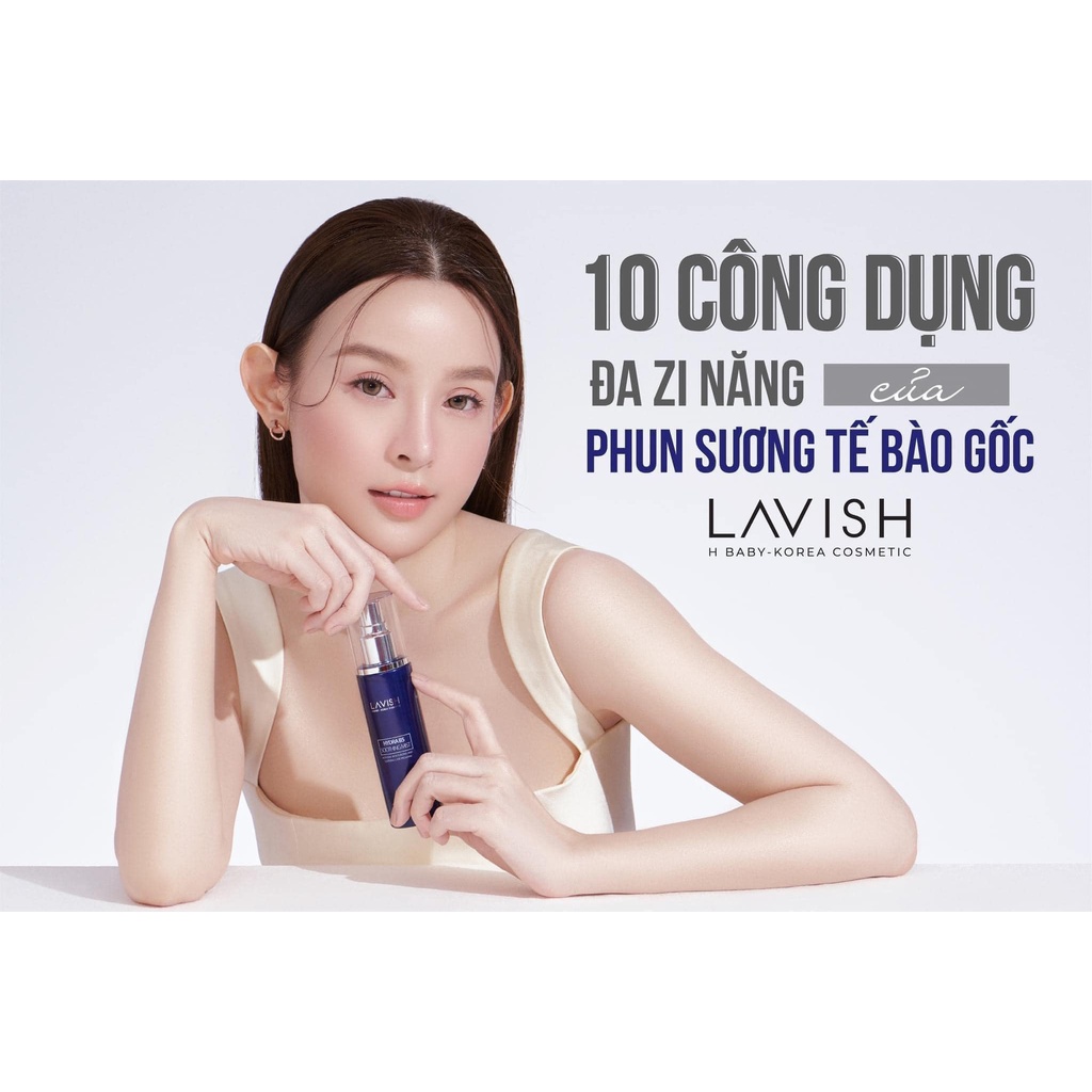 Xịt khoáng phun sương tế bào gốc LAVISH làm dịu da,cấp nước căng bóng 100ml