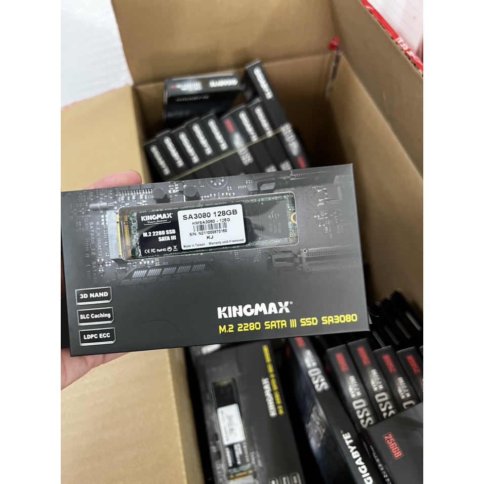 Ô cứng SSD Kingmax 128GB SA3080  Chính hãng Viễn Sơn Phân Phối