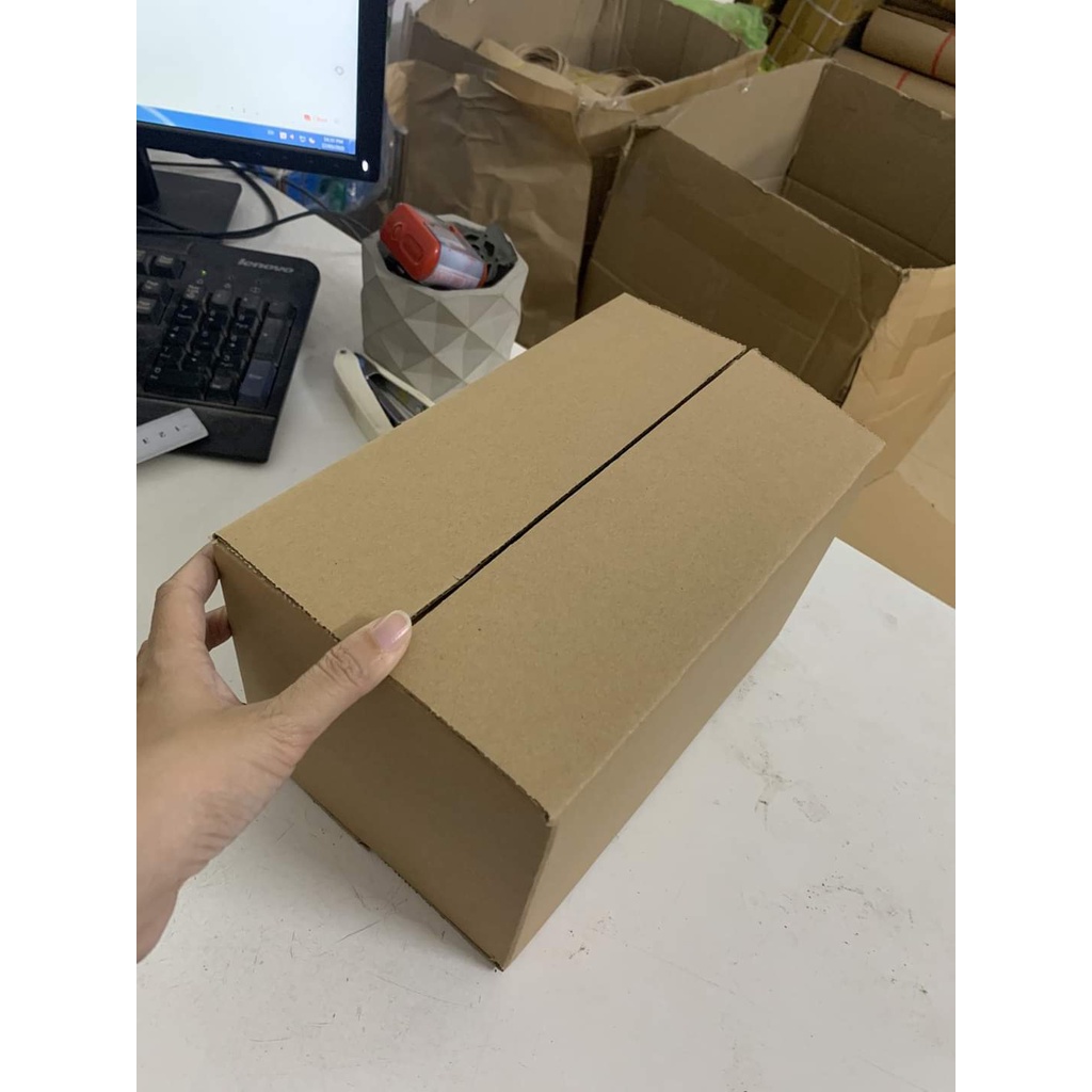 Combo 50 thùng hộp carton bìa giấy đóng gói hàng kích thước 20X15X15 Giá rẻ tận xưởng - miễn phí giao hàng