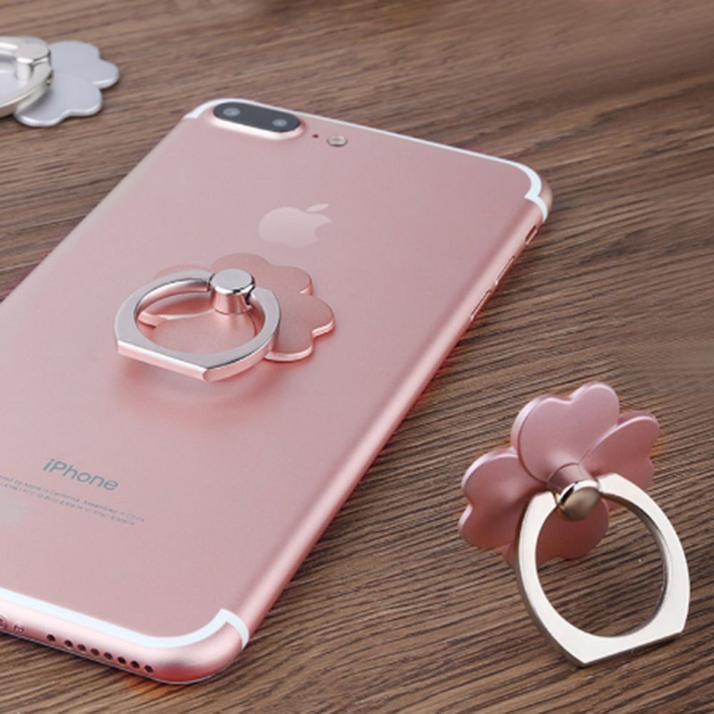 Giá đỡ vòng nhẫn điện thoại hình cỏ bốn lá | BigBuy360 - bigbuy360.vn