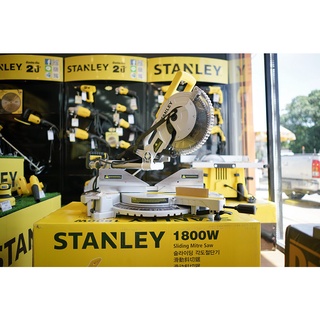 Máy cưa đa góc trượt 1800w stanley sm18 sử dụng đĩa 255mm - chính hãng