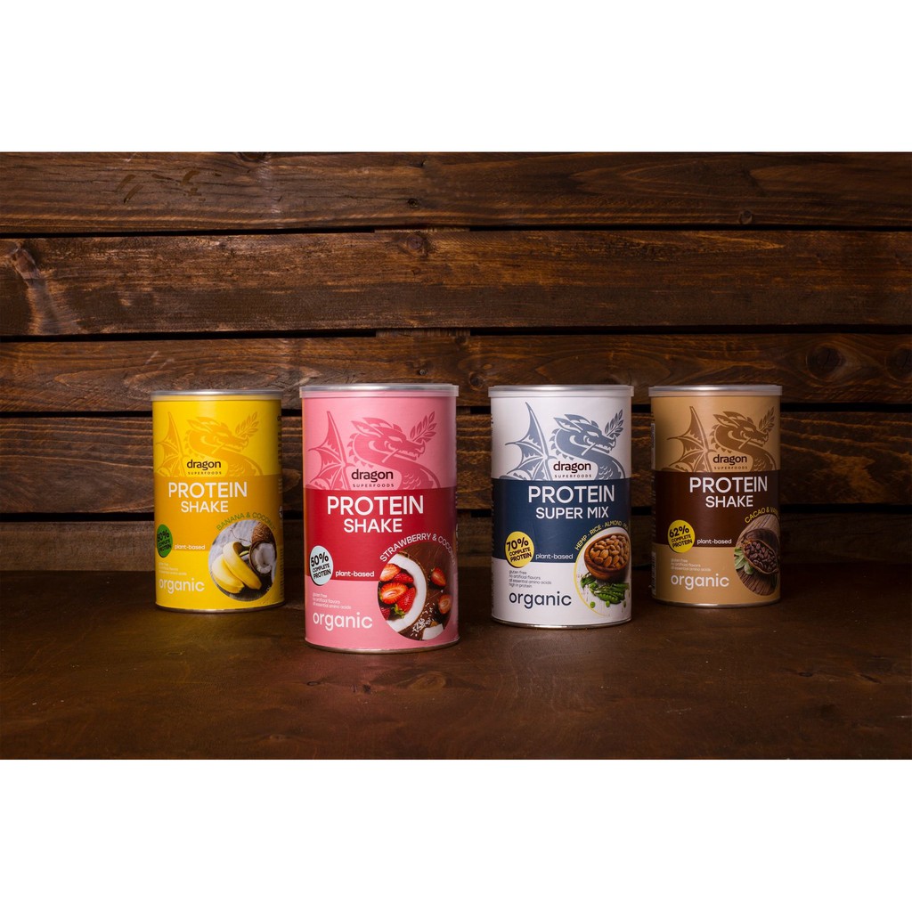 BỘT PROTEIN THỰC VẬT HỮU CƠ (450-500g) - Organic Protein Shake Powder