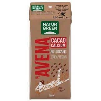 Sữa Hạt Yến Mạch Cacao Hữu Cơ Naturgreen Oat Drink Cacao 200ml