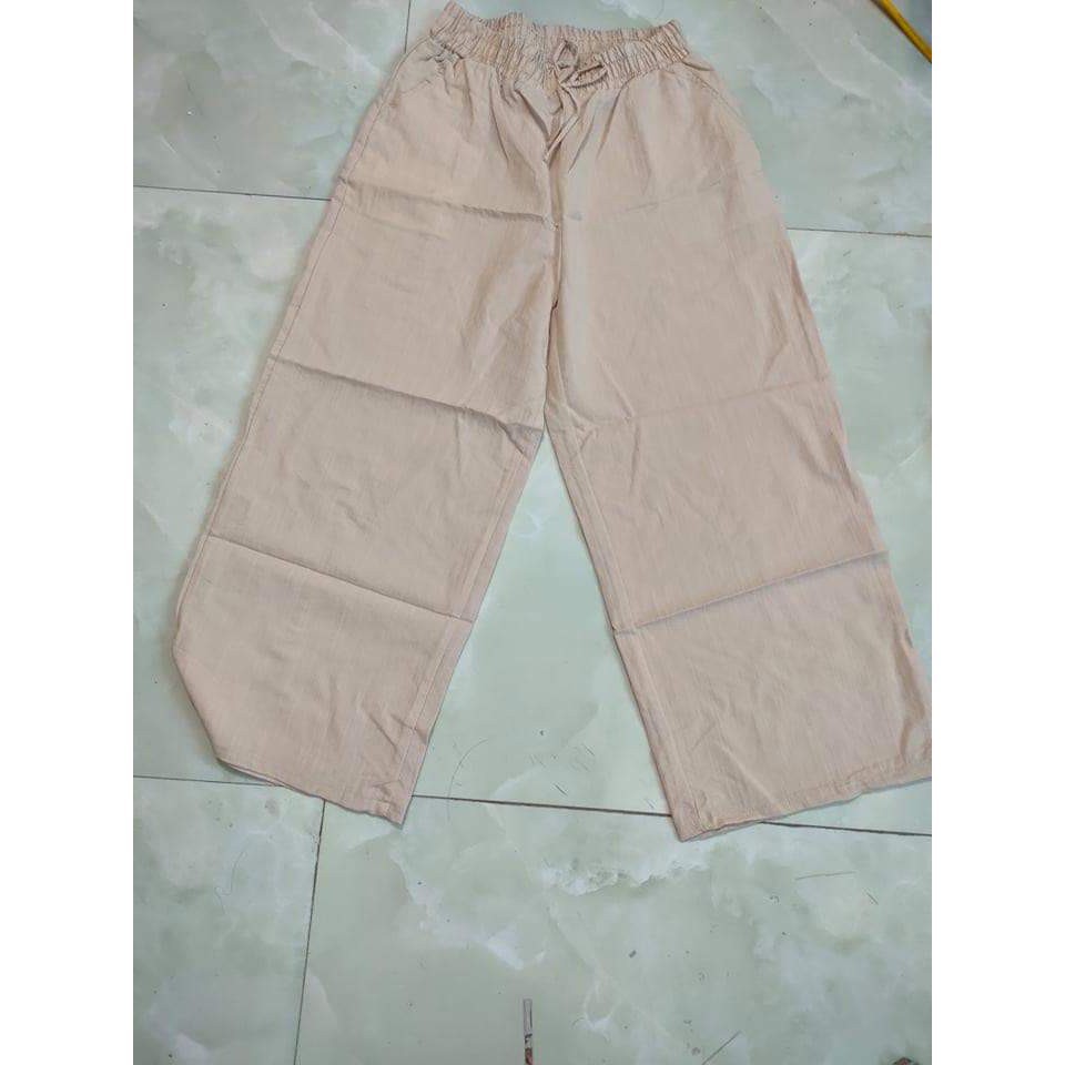 Quần ống rộng lưng thun cao cấp