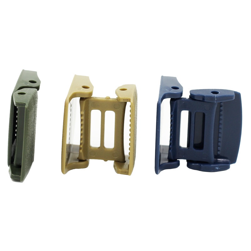Set 3 Đầu Khóa Thắt Lưng Bằng Nhựa Nilon Thay Thế Cho Tất Cả Loại Vải Rộng 3.8cm