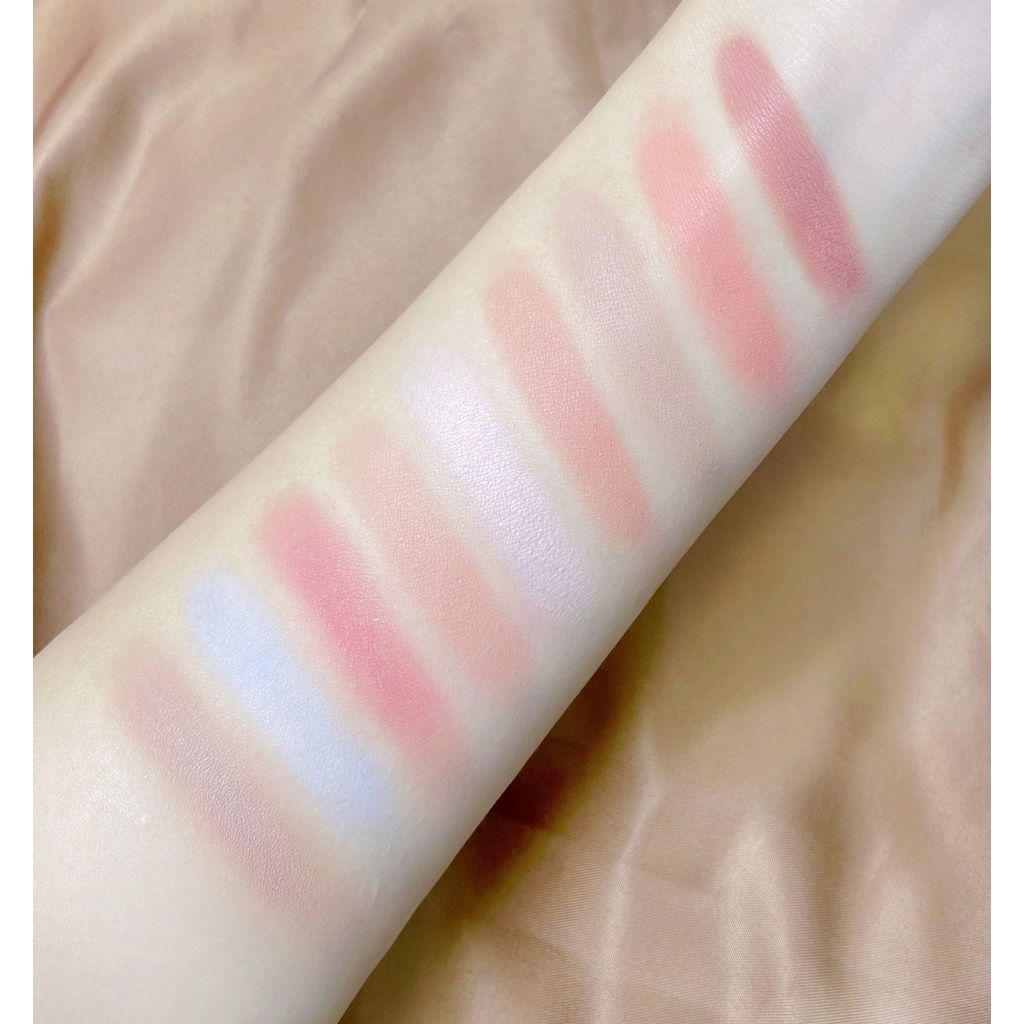 [Hàng mới về] Bảng phấn má hồng với 4 màu tùy chọn dễ sử dụng độ lên màu cao