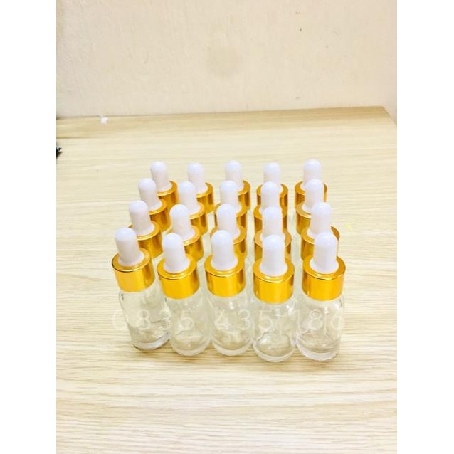 Chai thuỷ tinh nhỏ giọt 10ml-Chai serum 10cm-Lọ thuỷ tinh 10ml