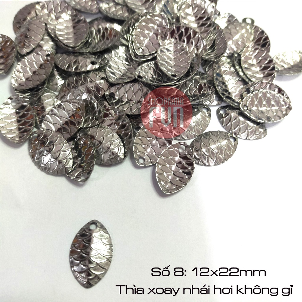 Thìa xoay chống gỉ, dùng cho mồi nhái hơi câu lure