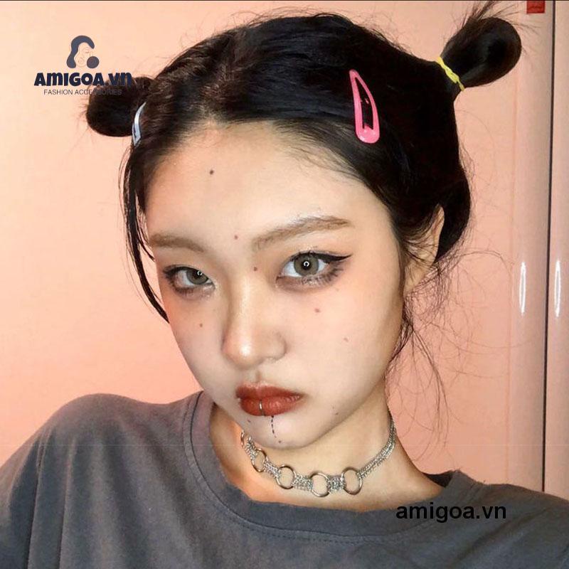 ✨✨Khuyên Xỏ Mũi Bằng Thép Titan Kiểu Dáng Đơn Giản Thời Trang Cho Nam Và Nữ