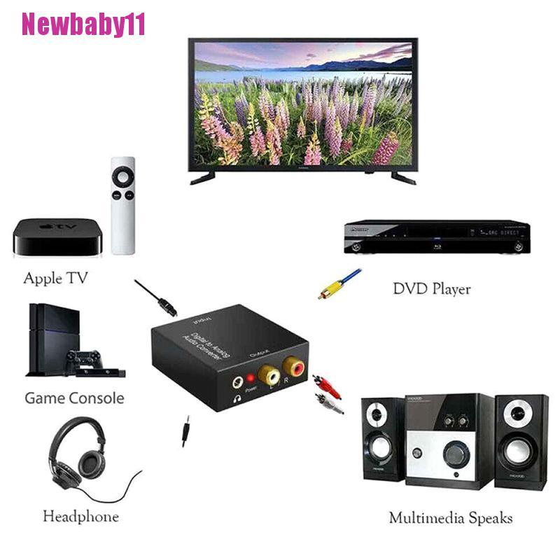 Bộ ChuyểN ĐổI Âm Thanh Coaxial Toslink RCA L / R - 11