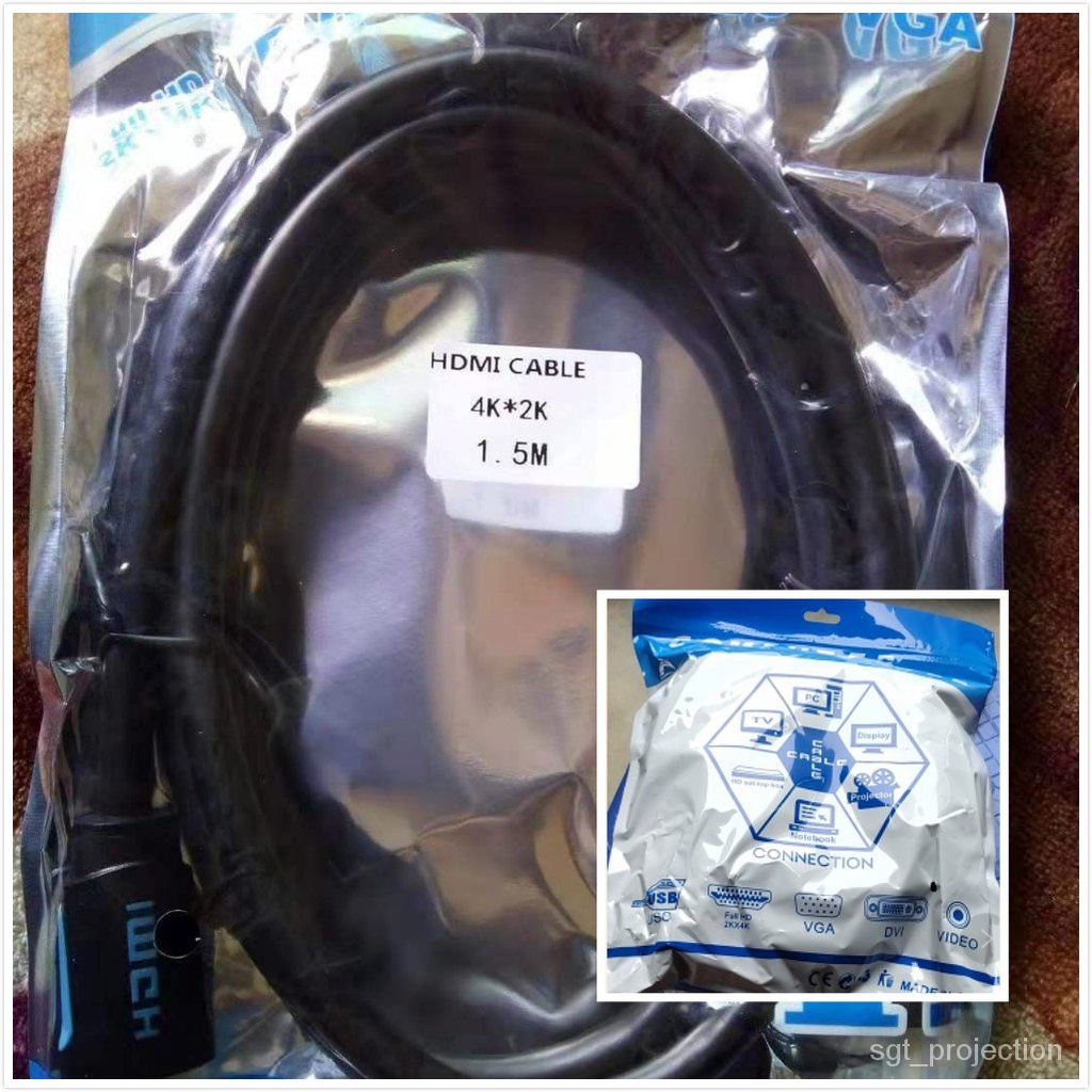 SGT dây Cáp HDMI 2.0 3D 4K 60HZ Cao Cấp tốc độ cao, loại tròn 0.5m, 1m, 1.5m, 3m, 10m, tivi, máy tính, chuẩn full HD | BigBuy360 - bigbuy360.vn