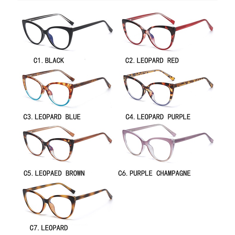 Mắt kính Samjune TR90 chống ánh sáng xanh thời trang dành cho nữ