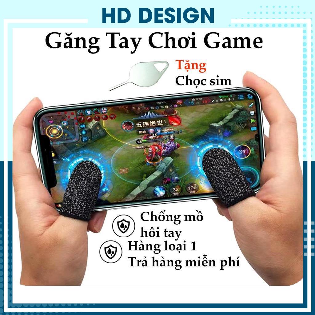 Găng Tay Gaming, Găng Tay Chơi Game FreeFire, Pubg Mobile, Liên Quân - Cảm Ứng Mượt - Chống Mồ Hôi Tay