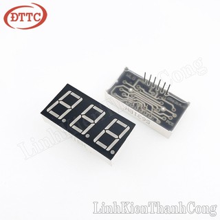 Bộ 3 Chiếc LED 7 Thanh 0.56inch 3 Số Màu Đỏ (Katot Chung)