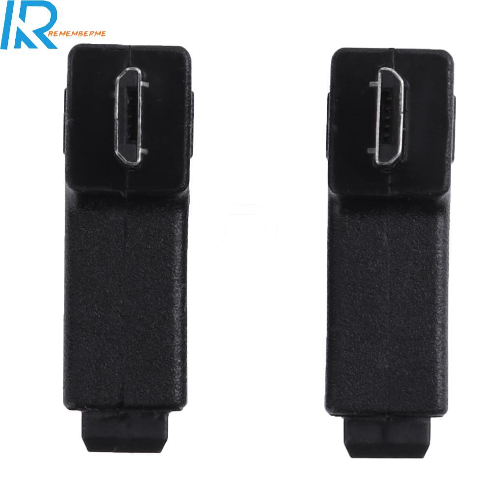 2 Đầu Chuyển Đổi 90 Độ Mini Usb Female Sang Micro Usb Male