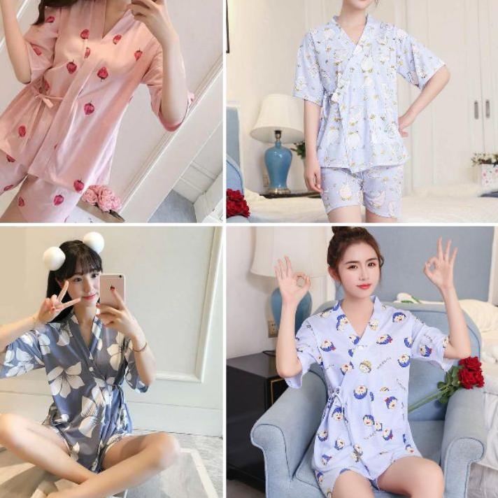 Bộ quần áo ngủ Hkm KMN HP KIMONO > | BigBuy360 - bigbuy360.vn