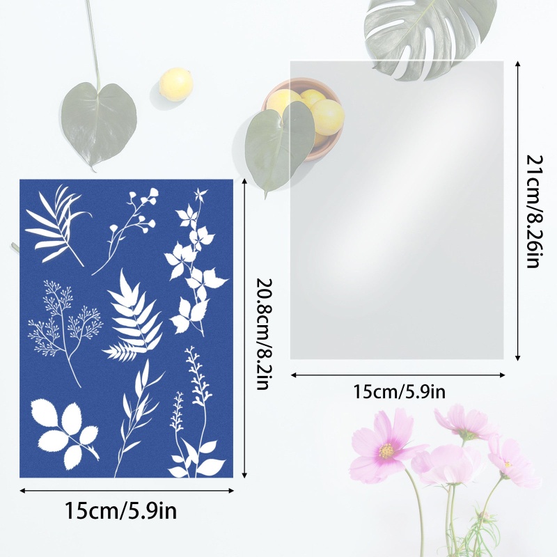 Sa Giấy In Tự Nhiên Kèm Đệm Dùng Làm Đồ Thủ Công Diy