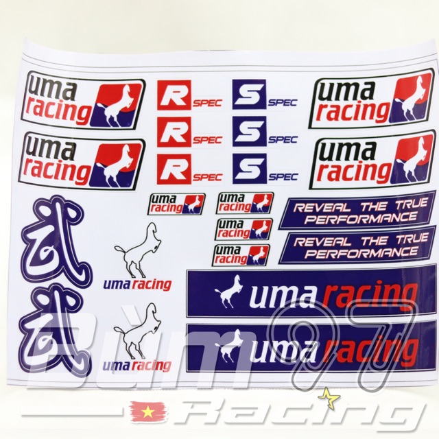 Vỉ tem UMA RACING